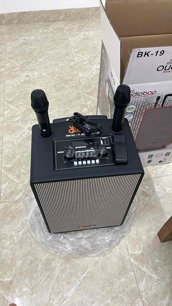 Loa kéo Audiobop BK-19 Đen. Mua bán Tivi, Âm thanh tại Huyện Hải Hậu Nam Định được đăng bởi Pham Van hình 1