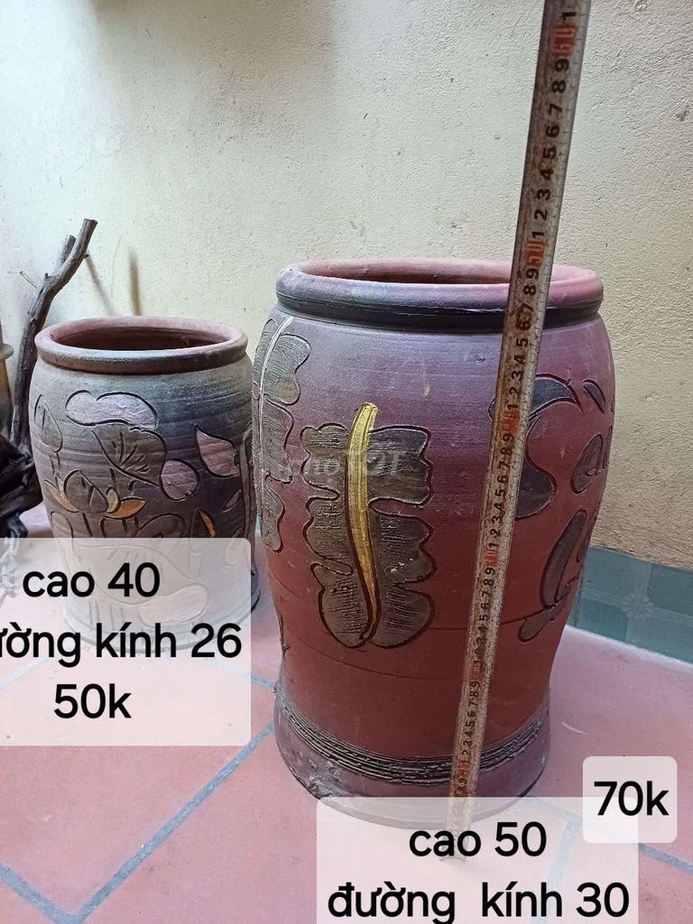 Chậu  gốm trồng cây