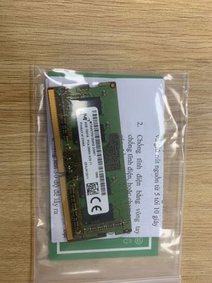 1 thanh ram DDR4 bus 2400 dung lượng 4GB. Mua bán Linh kiện (RAM, Card...) tại Quận 12 Tp Hồ Chí Minh được đăng bởi Hoàng Vũ