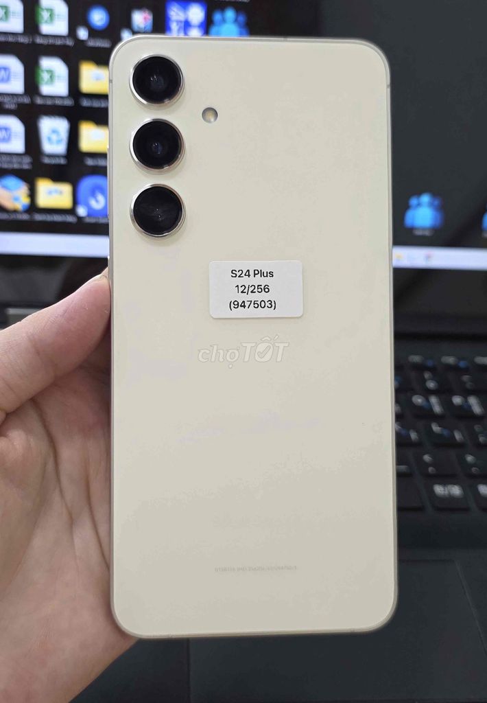Samsung S24 Plus 256GB Vàng kem Like New. Mua bán Điện thoại tại Quận Ngô Quyền Hải Phòng được đăng bởi lê thanh thuỷ hình 1