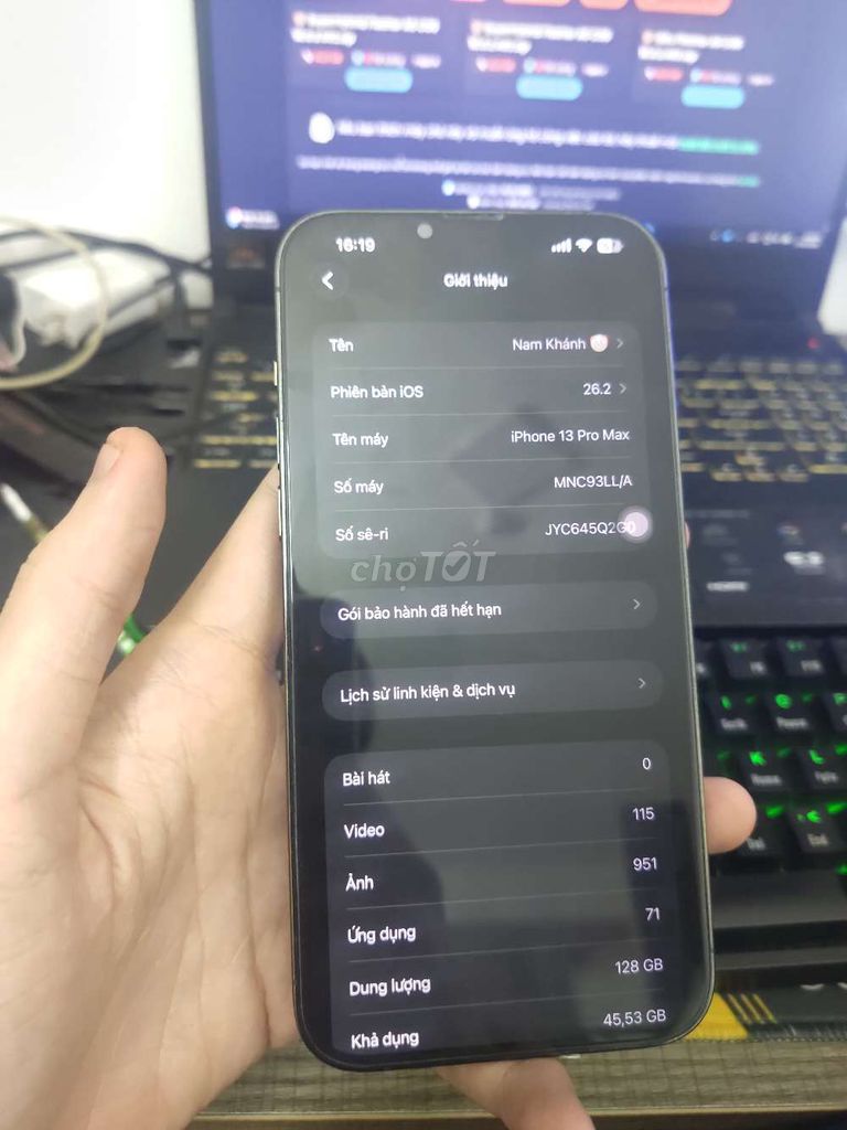 bán hoặc gl ip13 pro max lock 128gb. Mua bán Điện thoại tại Huyện Thạch Thất Hà Nội được đăng bởi Vũ Nam Khánh hình 1