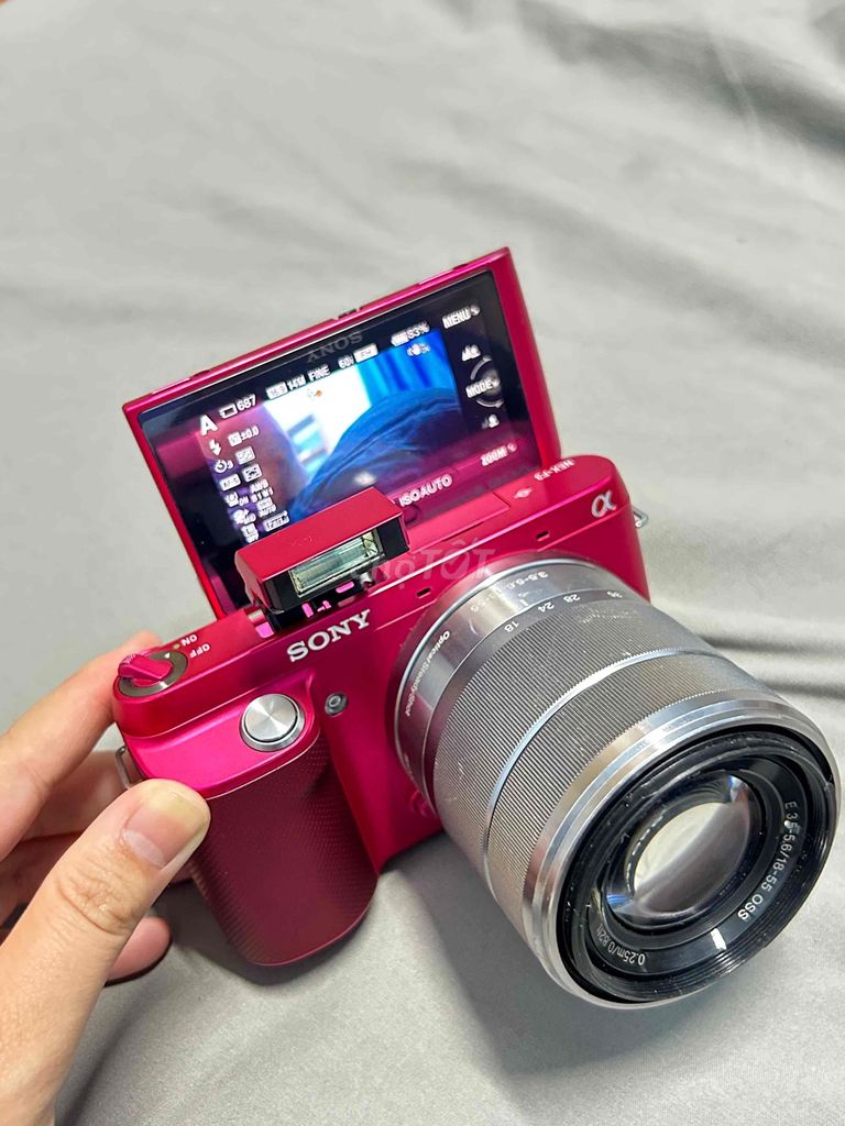 Máy ảnh Sony F3 Hồng Mới. Mua bán Máy ảnh, Máy quay tại Quận Bình Tân Tp Hồ Chí Minh được đăng bởi Đặng Như hình 1