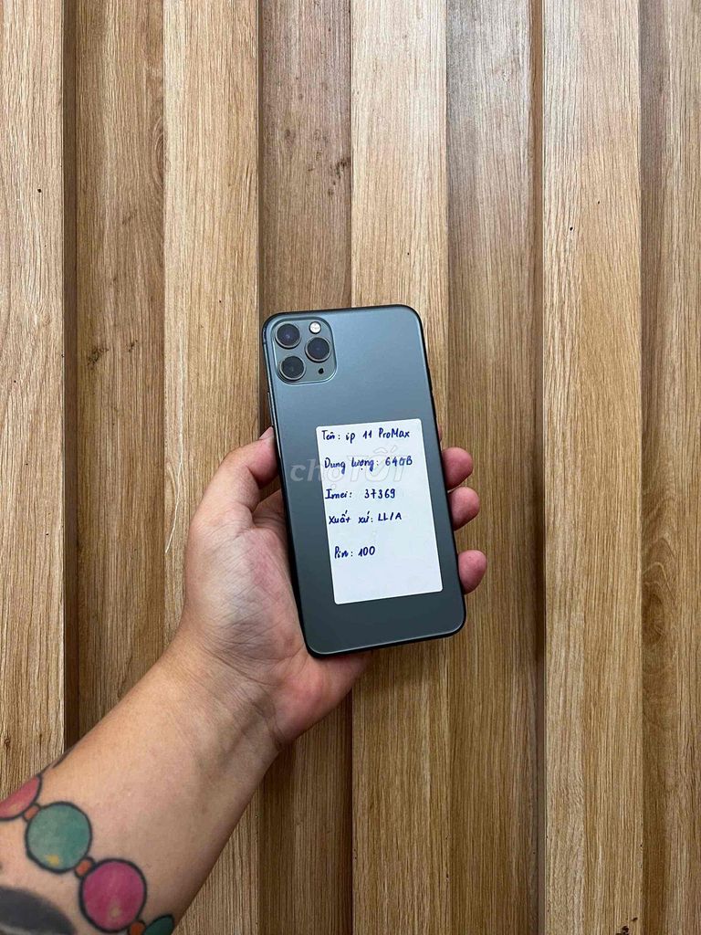 Apple iPhone 11 Pro Max 64GB LL/A Zin all. Mua bán Điện thoại tại Quận Đống Đa Hà Nội được đăng bởi HaNoiMobile HT  hình 1