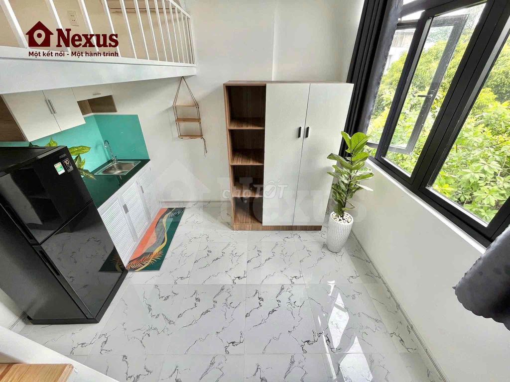 PHÒNG TRỌ GÁC SINH VIÊN FULL NỘI THẤT GẦN CÔNG VIÊN GIA ĐỊNH RỘNG RÃI