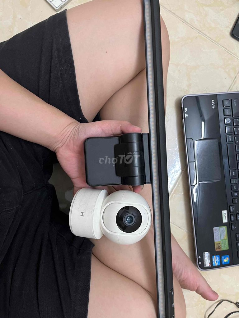 Đèn baseus 6 chế độ đèn kèm camera xiaomi sống