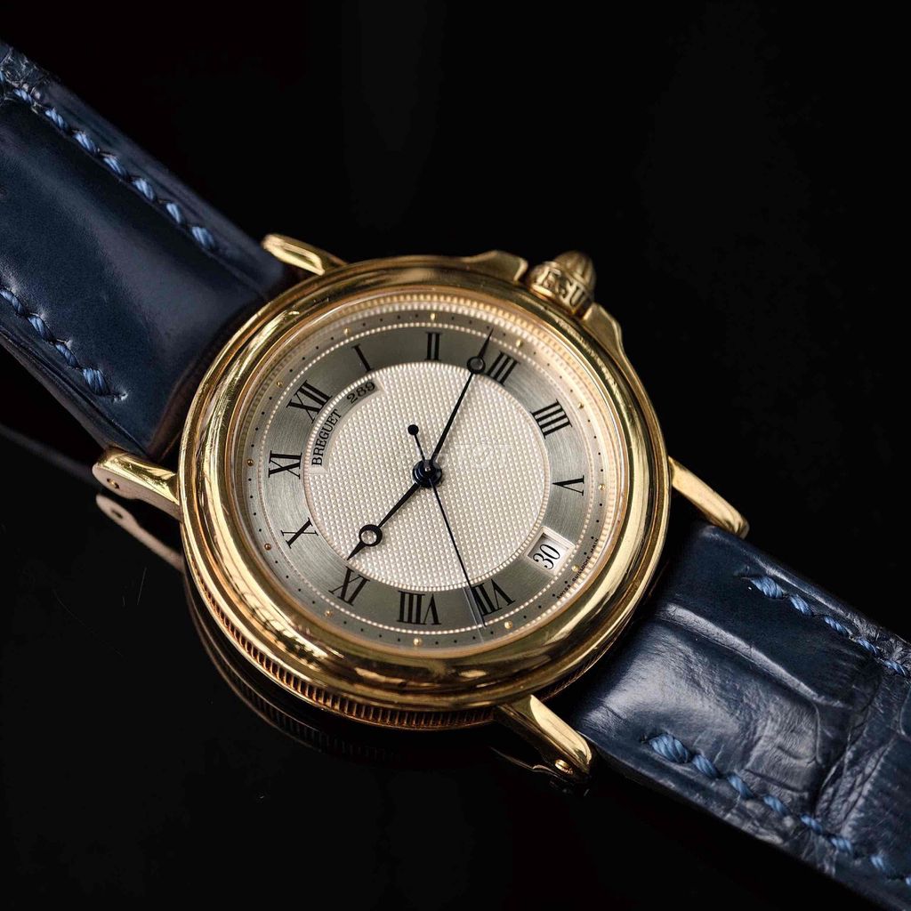 Đồng hồ Breguet Marine Gold Silver Dial 3400 sz 36. Mua bán Đồng hồ tại Quận Hoàng Mai Hà Nội được đăng bởi Anh Tuấn hình 1