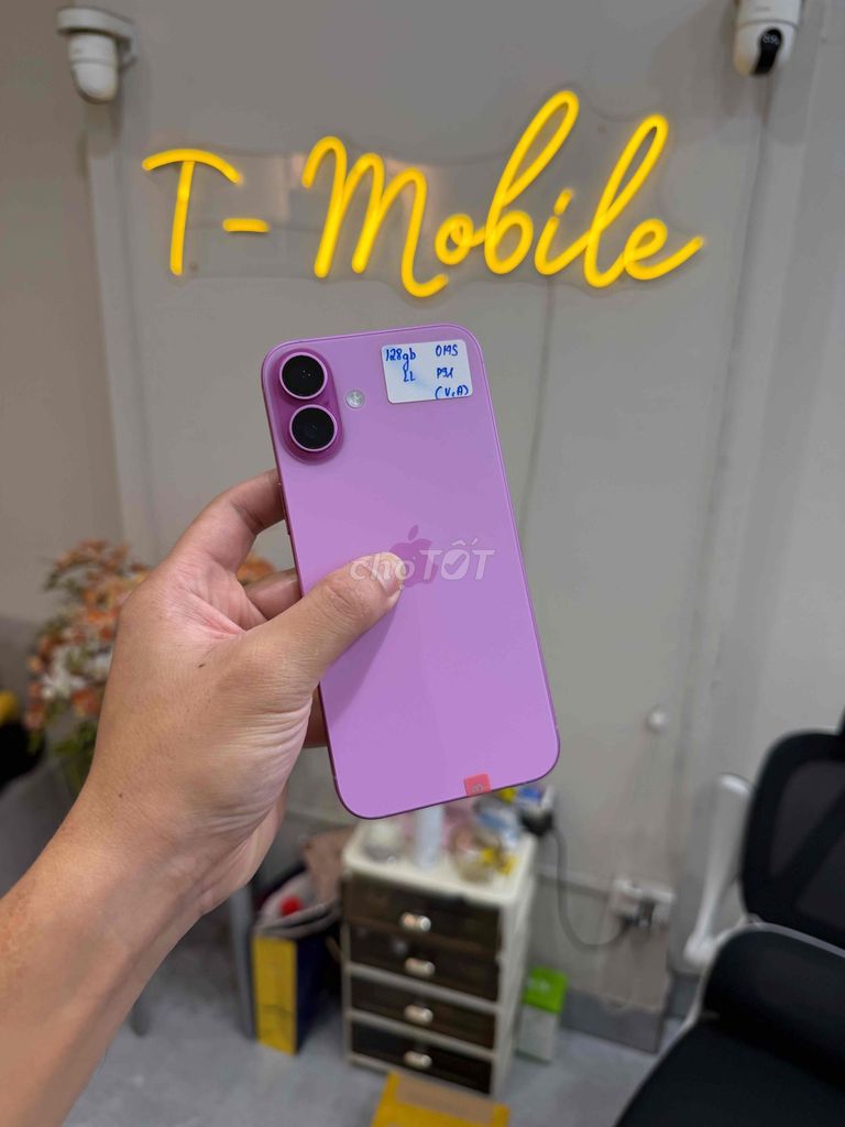 iPhone 16 Plus 128GB Hồng Zin full 91% vỏ đẹp. Mua bán Điện thoại tại Quận Thanh Xuân Hà Nội được đăng bởi Ngô Tráng T Mobile hình 1