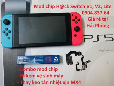 Dịch vụ Mod chip Nintendo Switch giá rẻ Hải Phòng