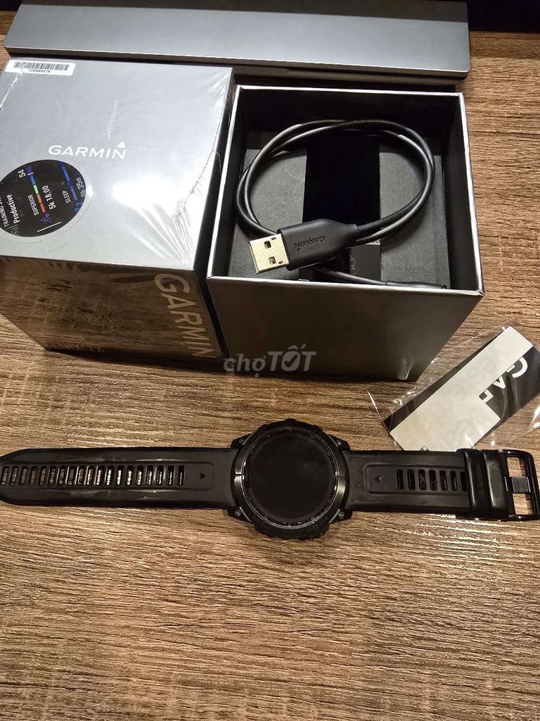 Garmin Fenix 7X Sapphire Solar Full Box Thái Lan