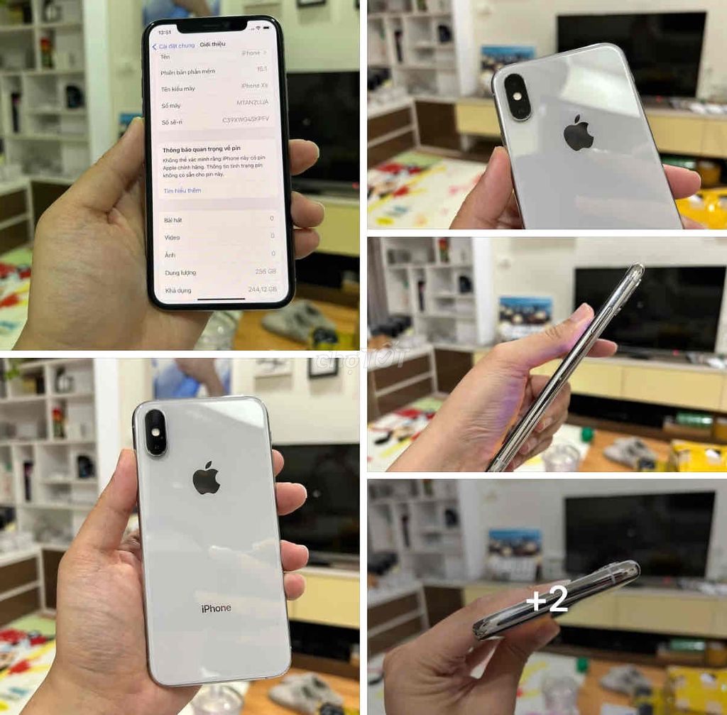 iPhone XS 256GB Trắng FULLBOX APPLE 12/2023 CHẤT. Mua bán Điện thoại tại Quận Thanh Xuân Hà Nội được đăng bởi Nguyễn Huy Dũng hình 1