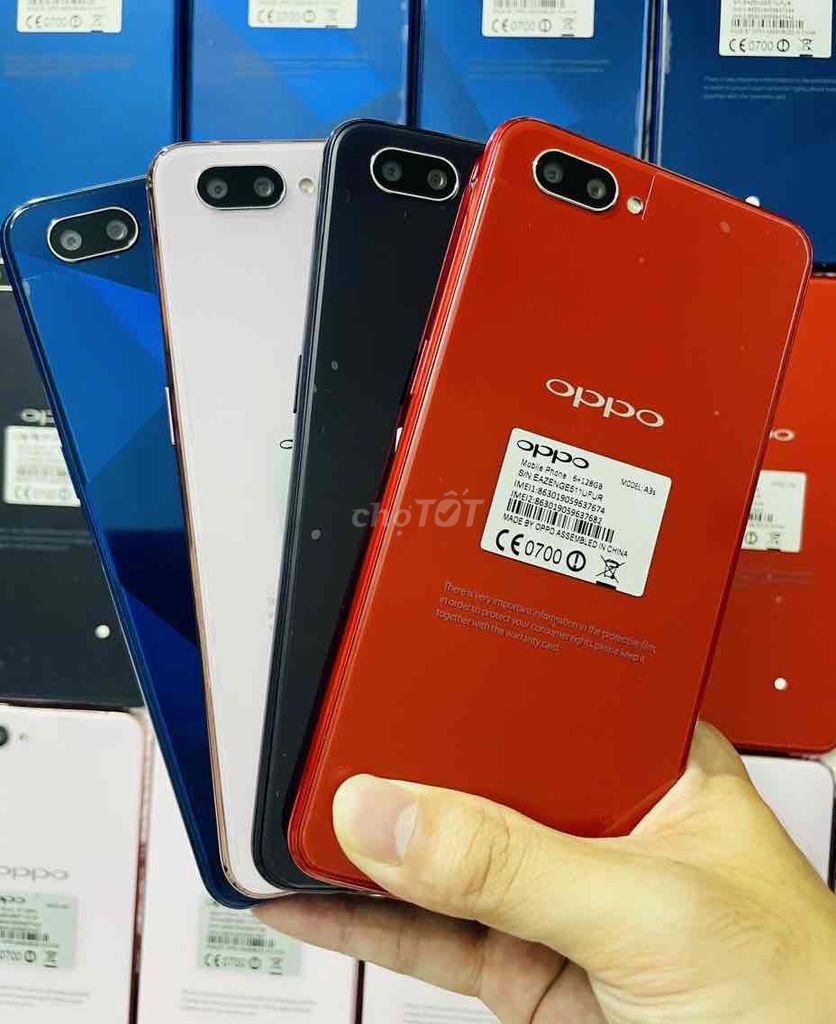 Điện thoại Oppo A3s 6G/128G đẹp keng, nguyên zin