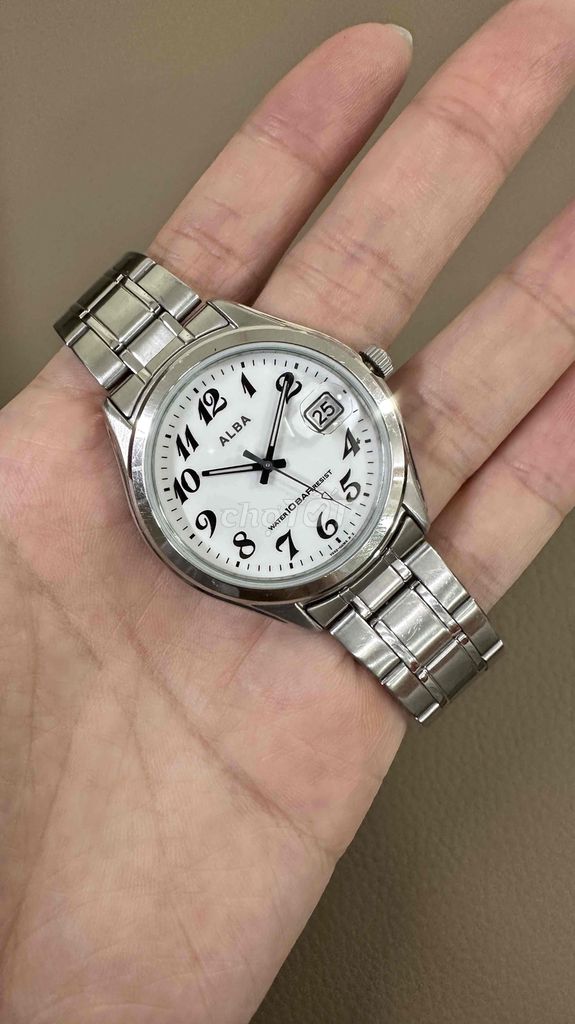 Đồng hồ Seiko Alba số học trò 36mm mới 99%