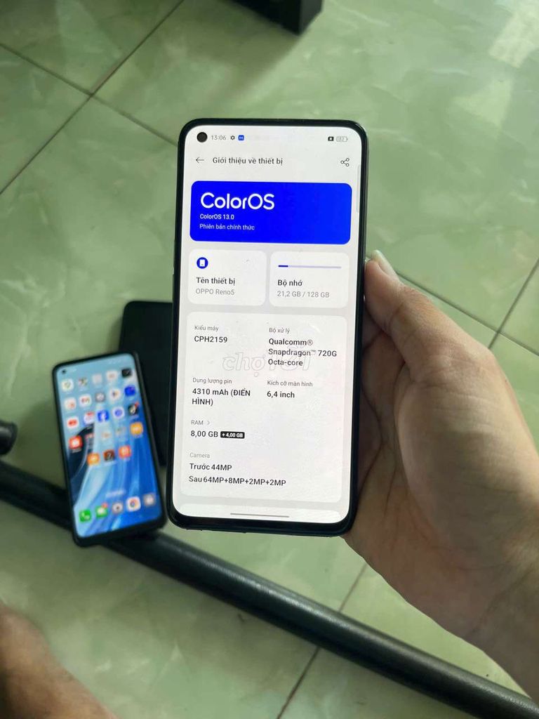 Oppo Reno 5 128GB Full Zin. Mua bán Điện thoại tại Thị xã Tân Uyên Bình Dương được đăng bởi Nguyễn Chí Công hình 1