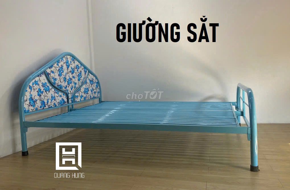 GIƯỜNG SẮT ỐNG TRÒN-GIƯỜNG SẮT--GIƯỜNG SẮT-GIƯỜNG=. Mua bán Giường, chăn ga gối nệm tại Thành phố Dĩ An Bình Dương được đăng bởi NỘI THẤT NHÀ XINH hình 1