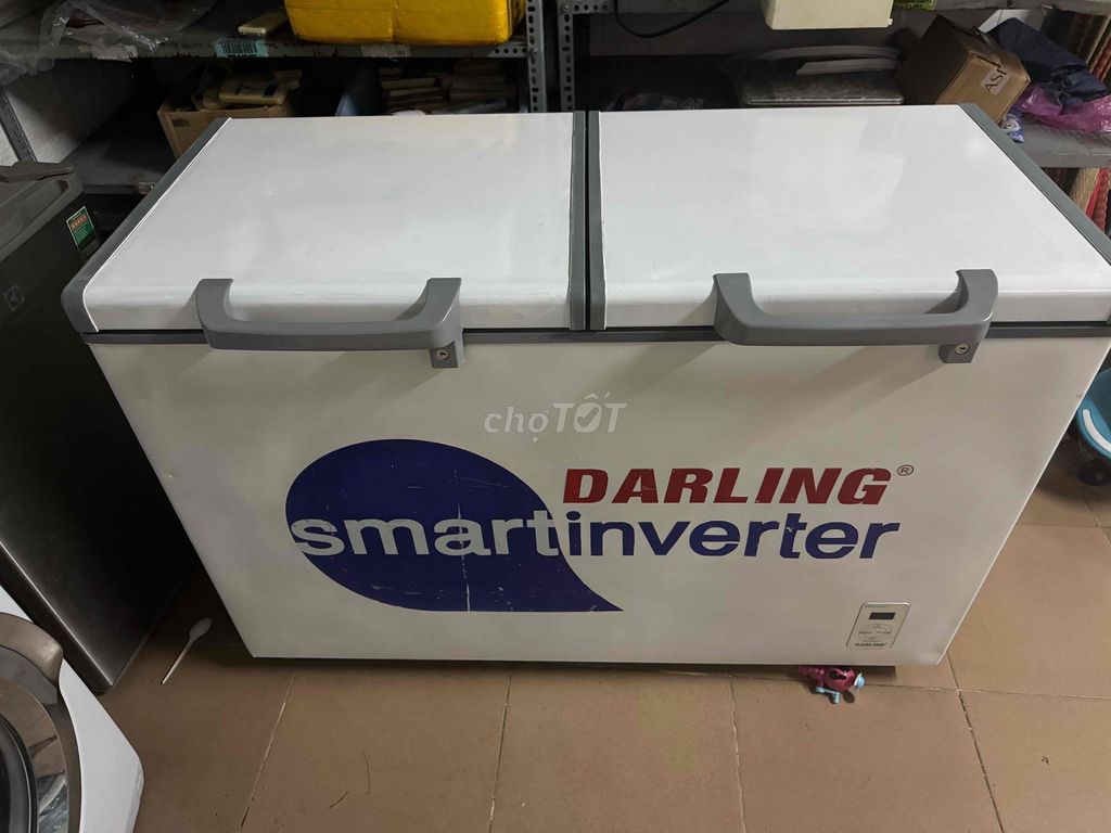 Tủ đông Darling 370 lít Inverter zin đẹp. Mua bán Tủ lạnh tại Quận 12 Tp Hồ Chí Minh được đăng bởi ĐIỆN LẠNH CƯỜNG THỊNH PHÁT Q12 hình 1