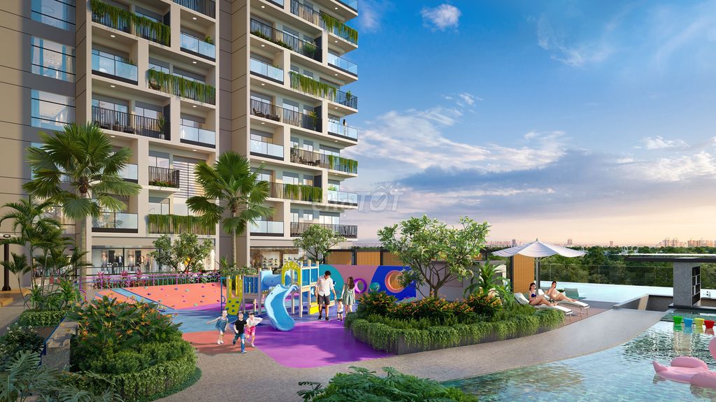 bán căn hộ Fiato up town vị trí đẹp view công viên và hồ bơi