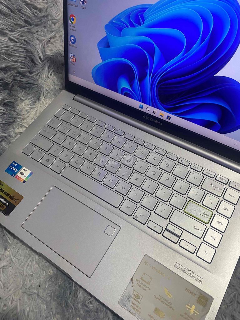 Asus X415E 14”FHD i5 11th 8G nvme 512G vỏ nhôm bạc. Mua bán Laptop tại Quận Ninh Kiều Cần Thơ được đăng bởi Thanh Phương hình 1