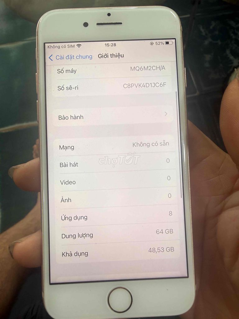 Apple iPhone 8 64GB Vàng hồng. Mua bán Điện thoại tại Quận Bình Thạnh Tp Hồ Chí Minh được đăng bởi Trường hình 1