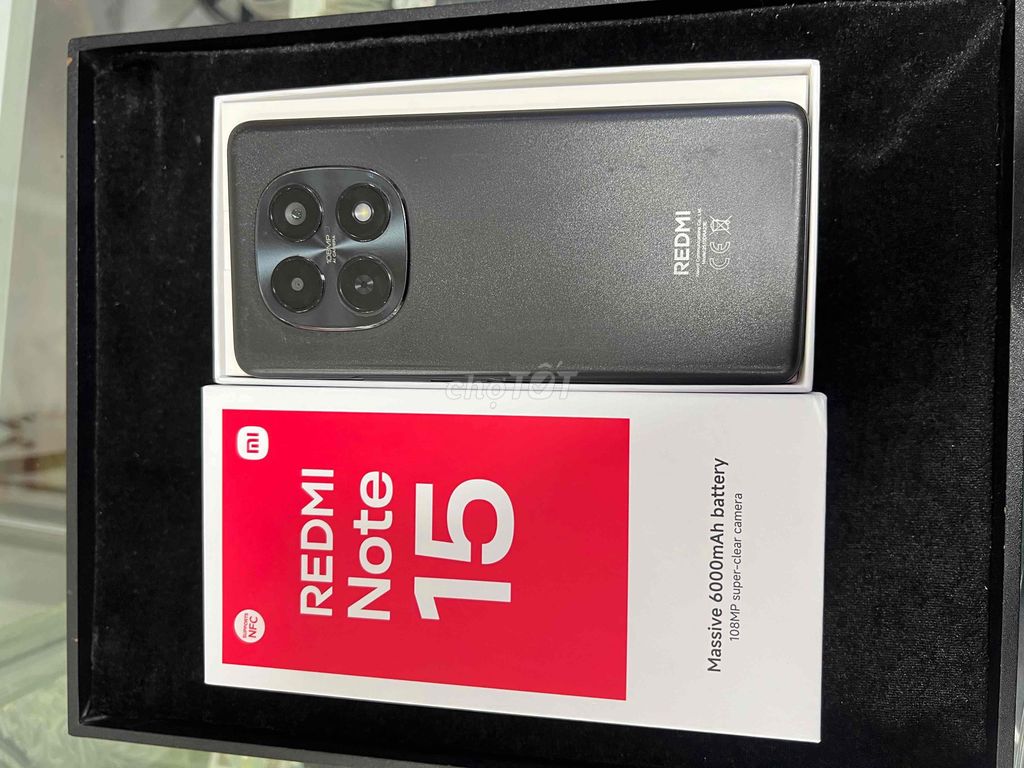 Xiaomi Redmi Note 15 128GB Đen. Mua bán Điện thoại tại Quận Đống Đa Hà Nội được đăng bởi Trần Quốc Văn iCleanshop hình 1