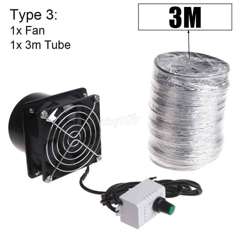 Bộ hút khói có ống 3 mét có thể điều chỉnh tốc độ. Mua bán Đồ chuyên dụng, Giống nuôi trồng tại Quận Gò Vấp Tp Hồ Chí Minh được đăng bởi An  Nhiên hình 1