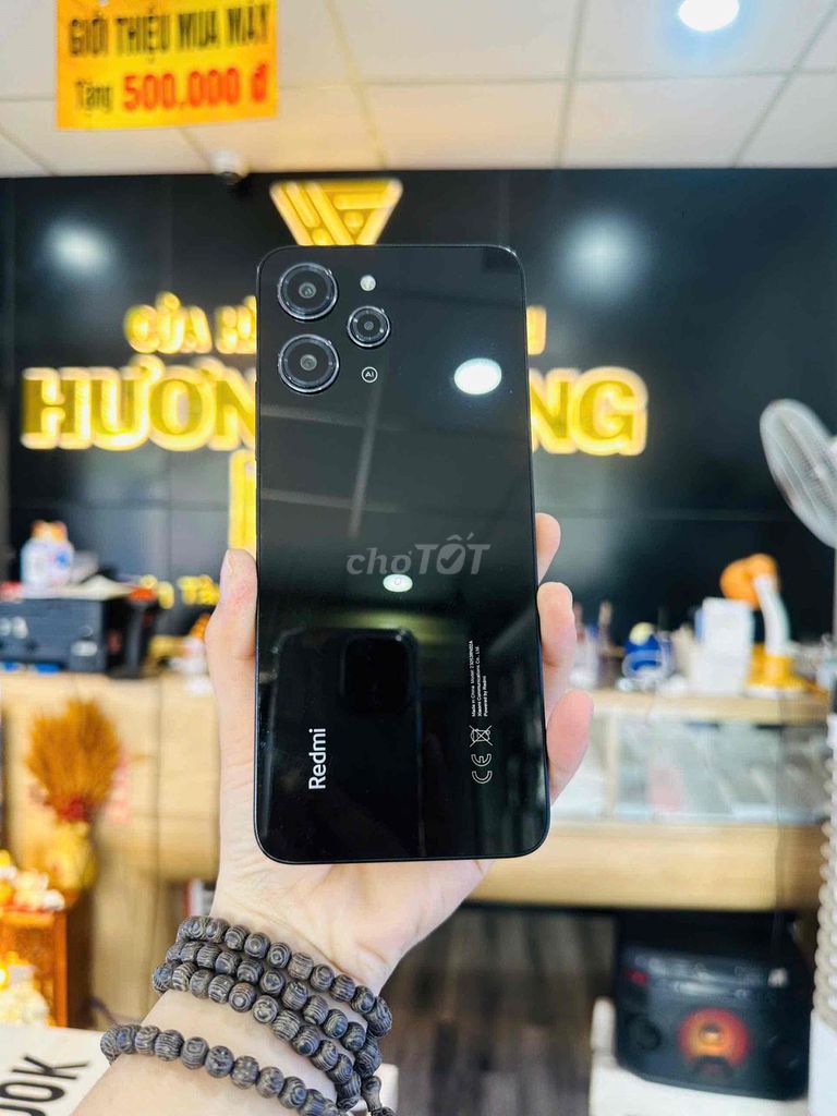 Xiaomi Redmi 12 128G Đen. Mua bán Điện thoại tại Thành phố Bến Tre Bến Tre được đăng bởi HươngGiangmobile hình 1