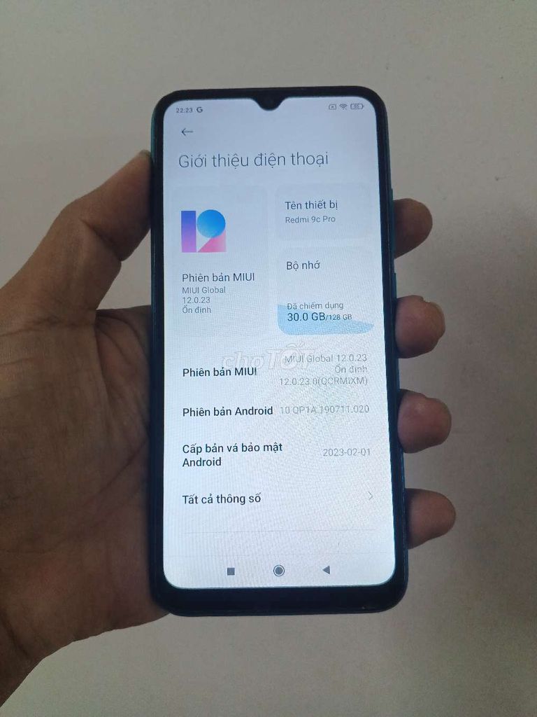 Redmi 9c zin mượt 128g