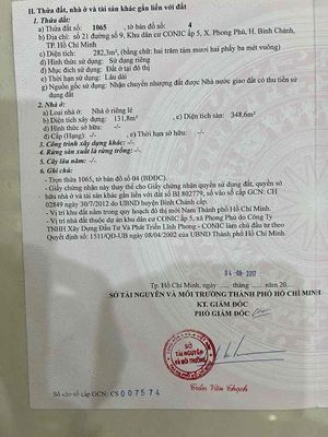 Biệt Thự 3 mặt tiền đường KDC CONIC xã Phong Phú, Bình Chánh, CC ngay. Mua bán nhà ở tại Huyện Bình Chánh Tp Hồ Chí Minh được đăng bởi Huỳnh Hữu Tiến