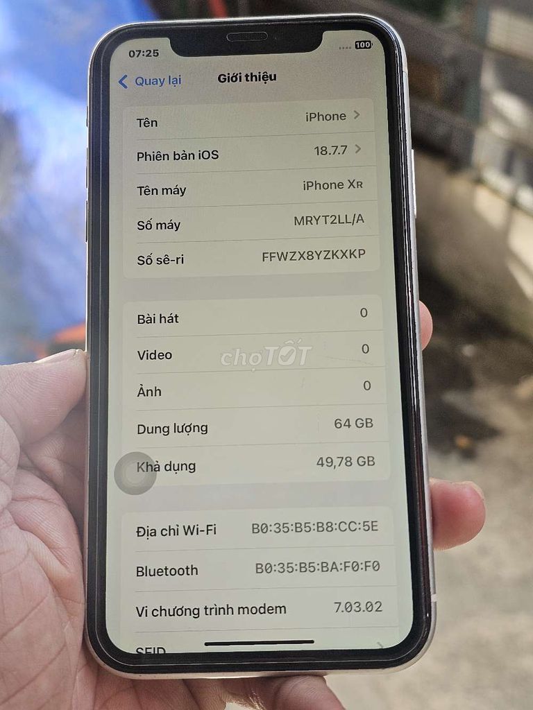 iPhone XR 64GB quốc tế zin toàn bộ đẹp 98%. Mua bán Điện thoại tại Quận 8 Tp Hồ Chí Minh được đăng bởi Thiên Hòa mobile  hình 1