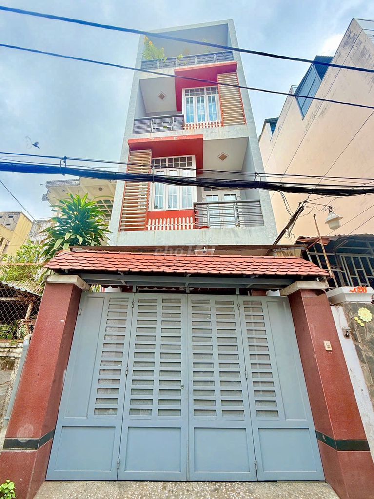  67m2 Nhà 4 Lầu Nhà Hẻm Xe hơi - Nơ Trang Long, P7, Bình Thạnh. 12Tỷ5