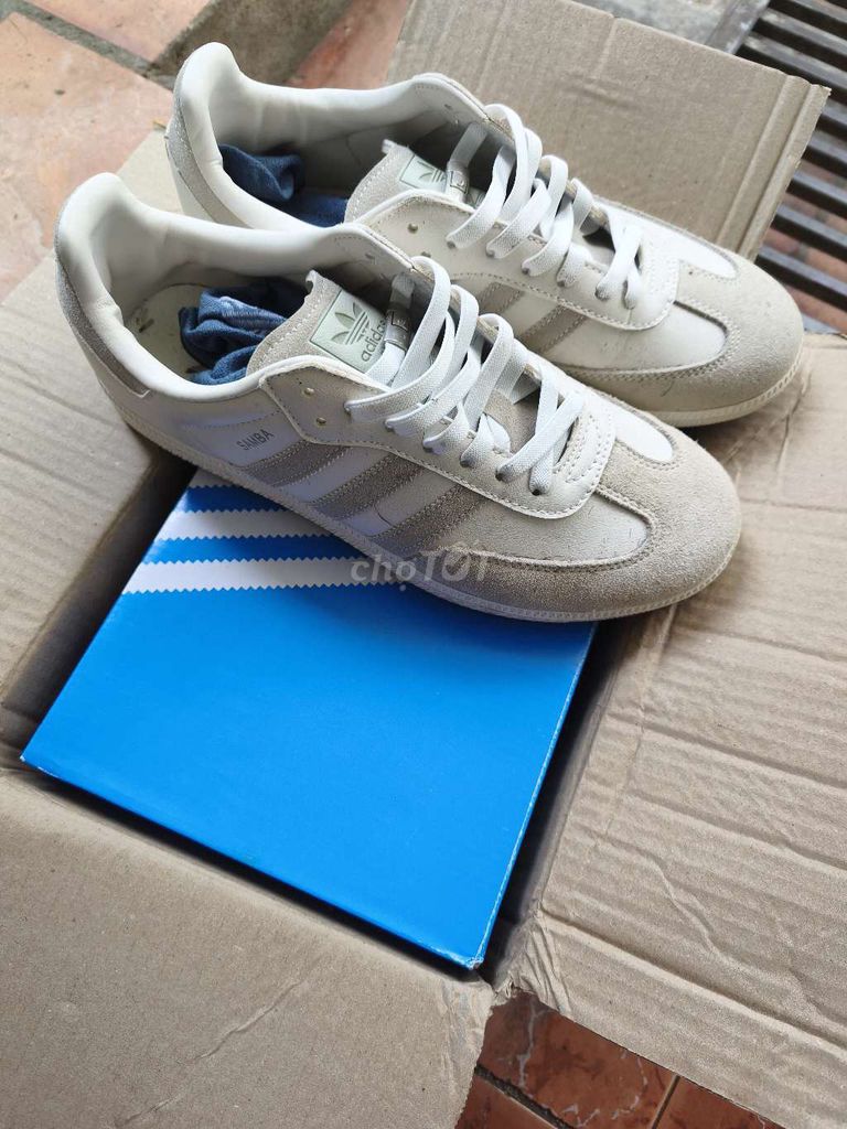 Giày thể thao Adidas Samba Trắng kem. Mua bán Giày dép tại Thành phố Vũng Tàu Bà Rịa - Vũng Tàu được đăng bởi Trương hình 1