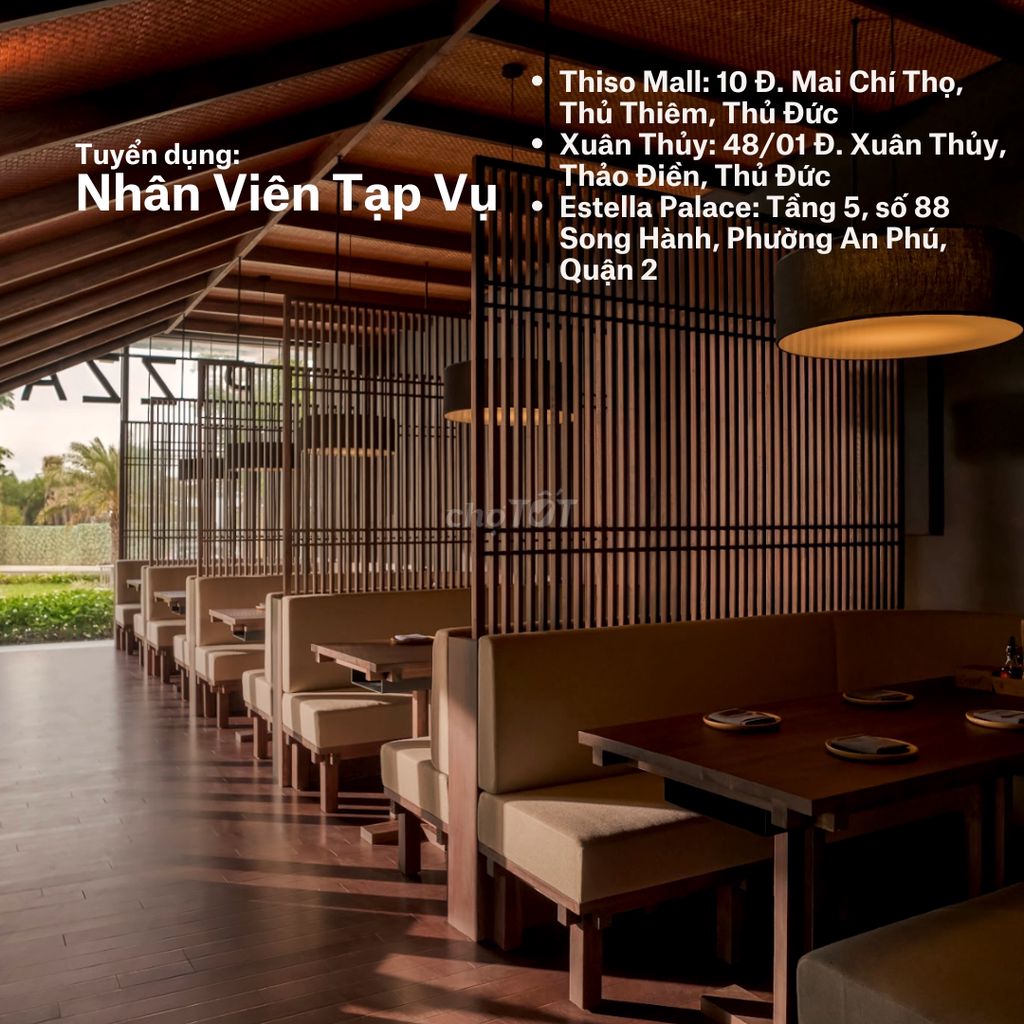 Nhân Viên Tạp Vụ/ Rửa chén tại Quận 2. Việc làm tại Huyện Cần Giuộc Long An được đăng bởi Công Ty Cổ Phần Pizza 4P's hình 2