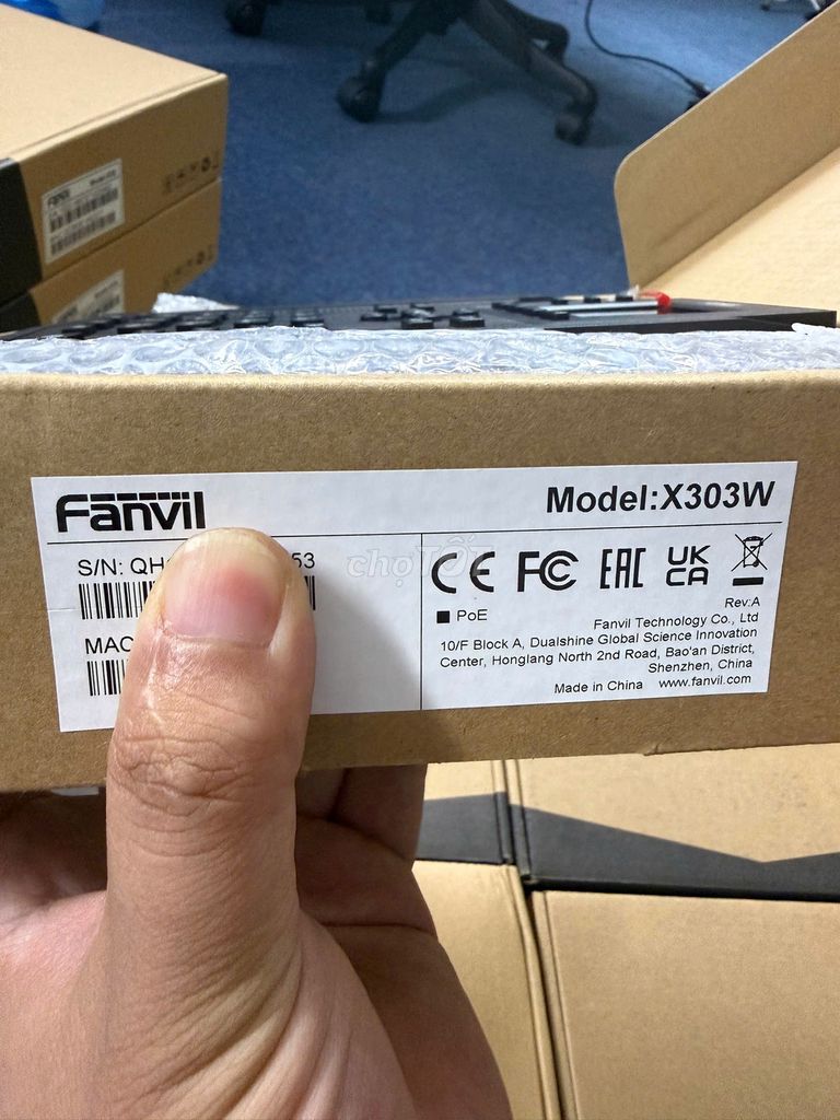 Điện thoại bàn IP Fanvil X303W Đen. Mua bán Điện thoại tại Quận Bắc Từ Liêm Hà Nội được đăng bởi Nguyễn Thị Ngọc Ánh hình 1