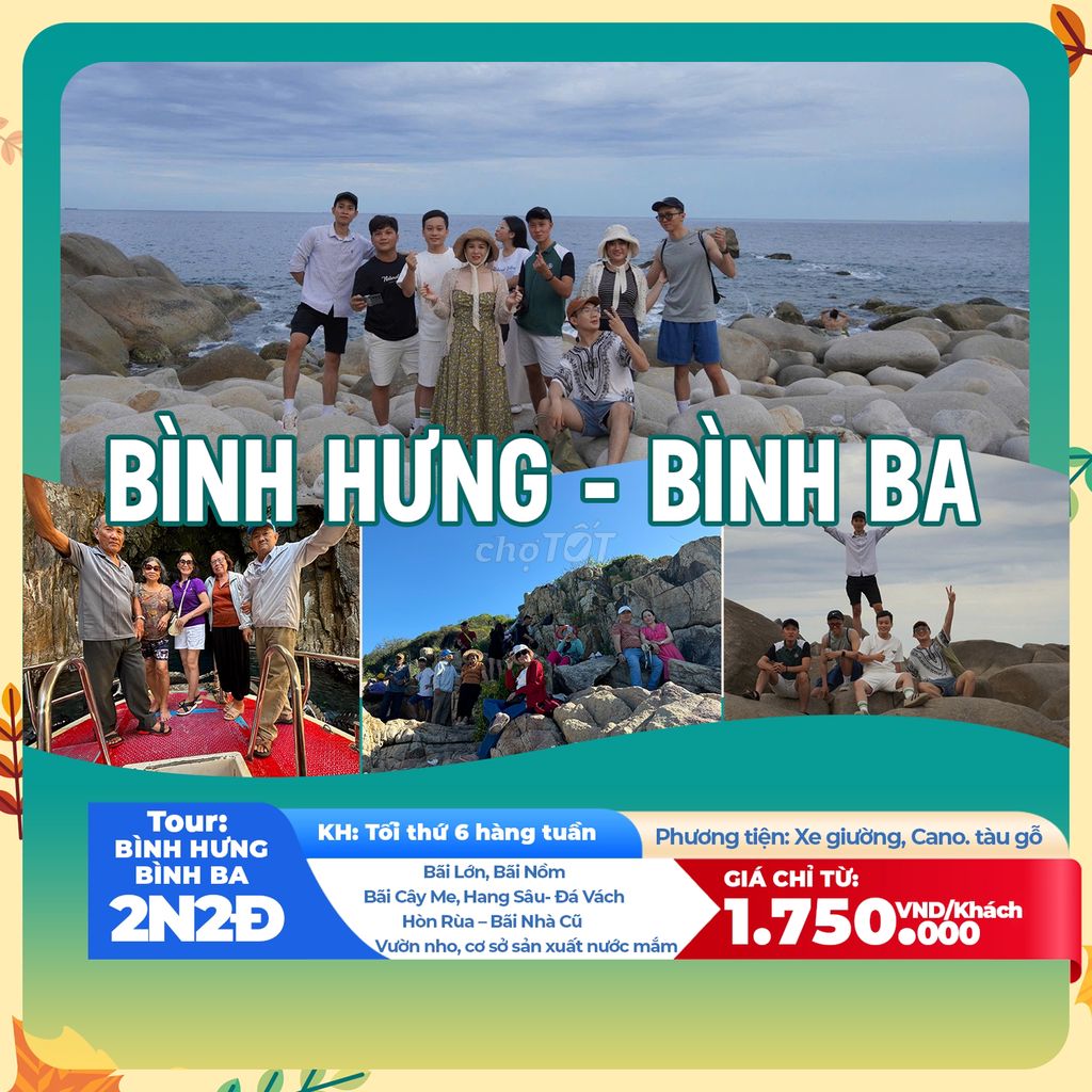 Tour Bình Hưng - Bình Ba 2N2Đ | DL Phong Cách Việt