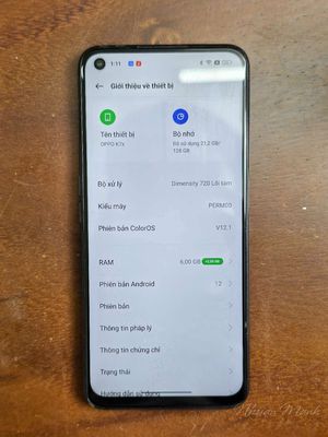 Oppo k7x, 6/128, pin 5000, màu xanh dương. Mua bán Điện thoại tại Quận Cầu Giấy Hà Nội được đăng bởi Đỗ Mạnh Nhuận
