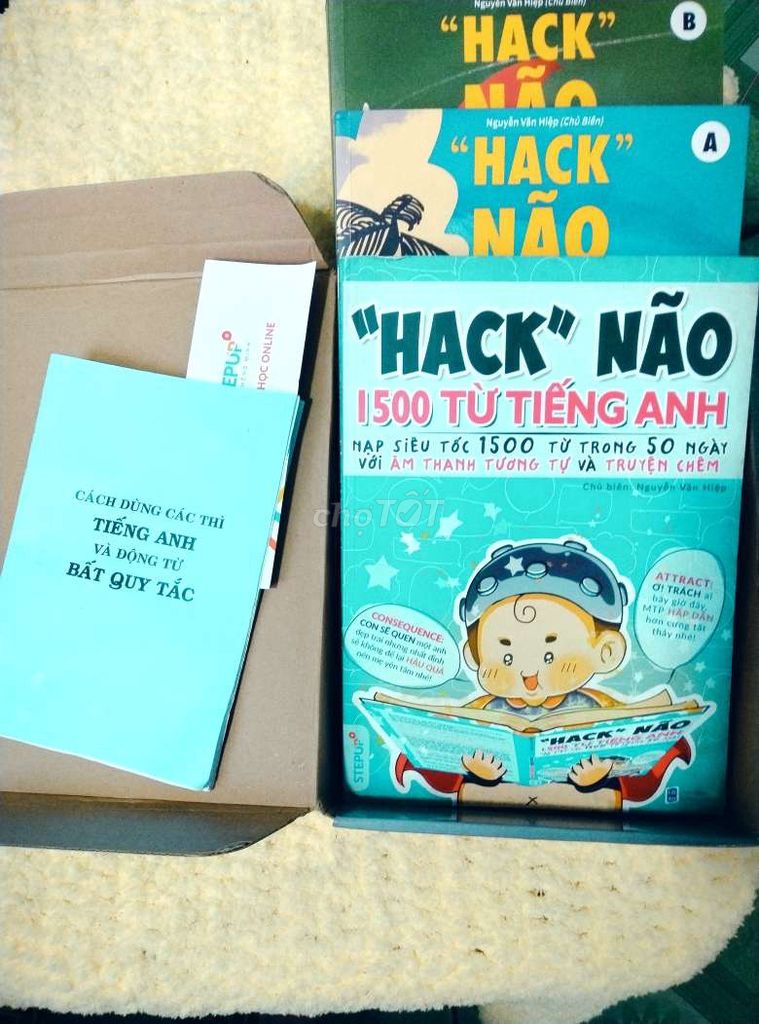 Sách tiếng anh Hack Não 1500