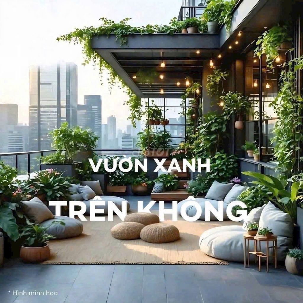 Căn hộ sân vườn 63m2 chỉ 38,5 tr/m2 hỗ trợ vay 70% miễn lãi 24 tháng