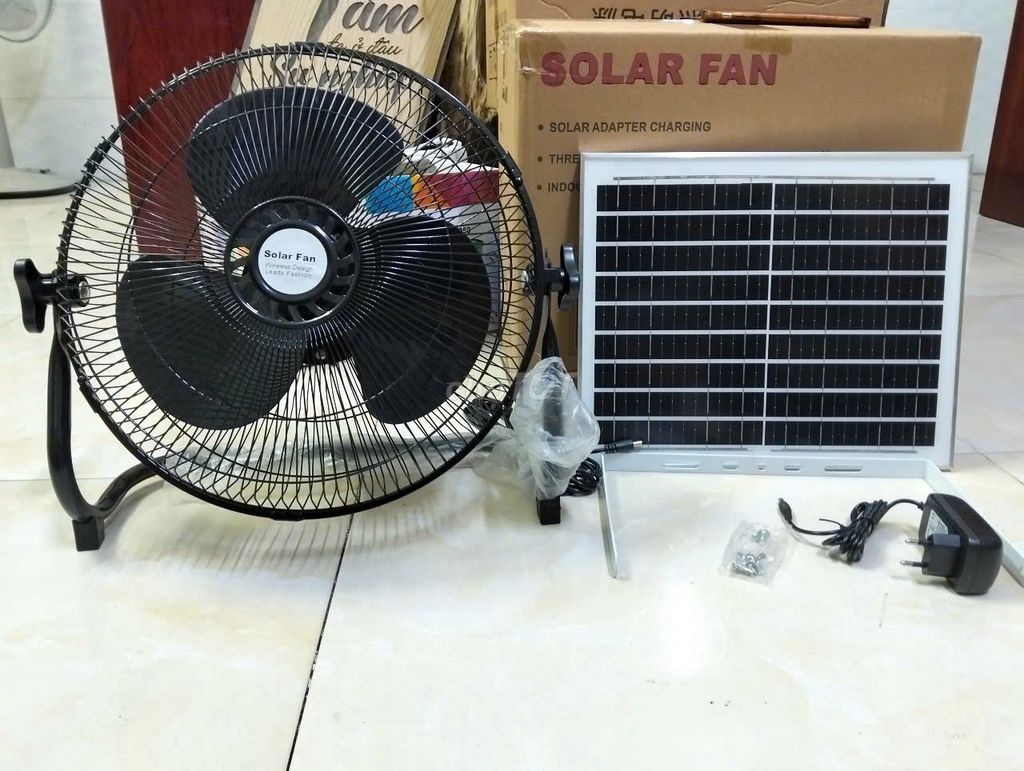 Quạt Năng Lượng Mặt Trời Chân Quỳ 118 15Wnhựa ABS. Mua bán Quạt tại Thành phố Thủ Đức Tp Hồ Chí Minh được đăng bởi CTY Đèn Led Tuấn Phát hình 1