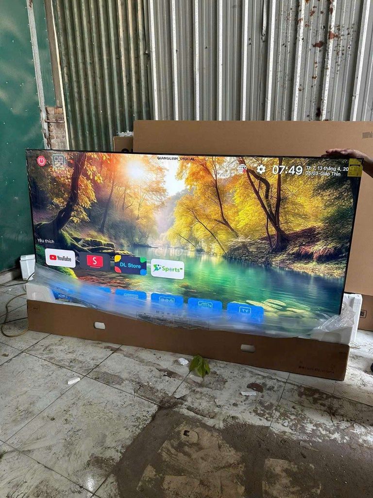Tivi Samsung QLED 4K 50inch siêu net. Mua bán Tivi, Âm thanh tại Huyện Bến Lức Long An được đăng bởi THIÊN Ý ĐIỆN MÁY TRẢ GÓP hình 1