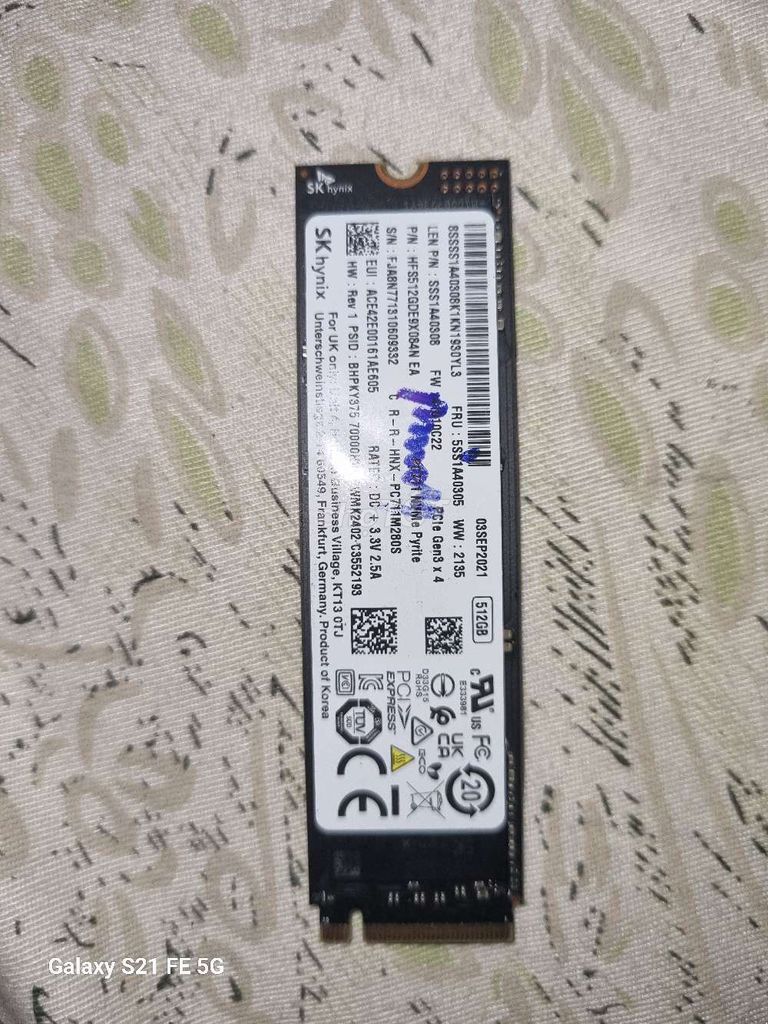 Ổ cứng SSD NVMe SK Hynix 512GB. Mua bán Linh kiện (RAM, Card...) tại Huyện Cát Tiên Lâm Đồng được đăng bởi Minh Đoàn hình 1