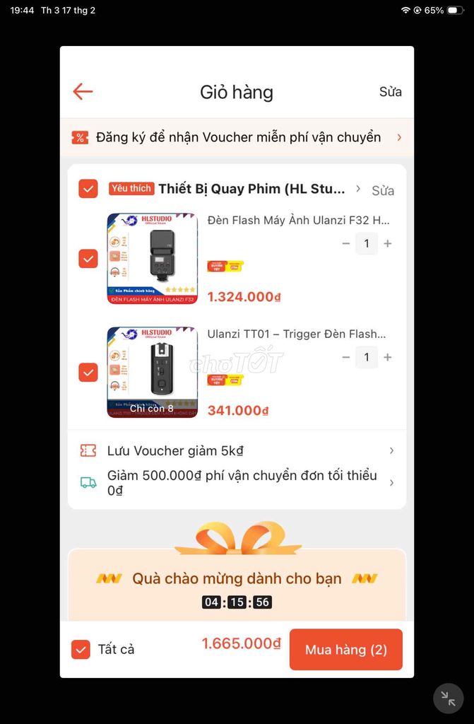 Đèn flash Ulanzi F32 Như mới. Mua bán Máy ảnh, Máy quay tại Thành phố Bắc Ninh Bắc Ninh được đăng bởi Điện Xe Huy Hoàng hình 1