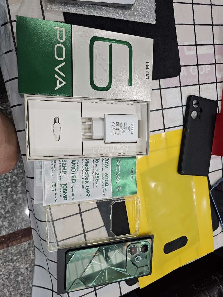TECNO POVA 6 FBOX 8G/256 KEN 100% VN PIN 6K AMOLED. Mua bán Điện thoại tại Quận Tân Phú Tp Hồ Chí Minh được đăng bởi Ngô Minh Mobile  hình 1