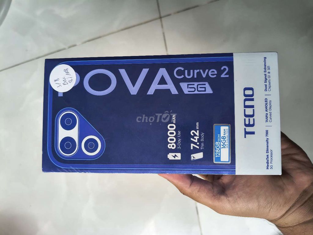 Tecno Pova Curve 2 5G 8/128 nguyên seal. Mua bán Điện thoại tại Thành phố Thủ Đức Tp Hồ Chí Minh được đăng bởi Huy Hoàng  hình 1