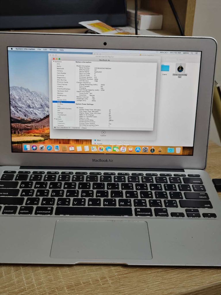 Apple MacBook Air 2015 11.6 inch 4GB/128GB Bạc. Mua bán Laptop tại Quận Tân Phú Tp Hồ Chí Minh được đăng bởi Đồ cũ thanh lý hình 1