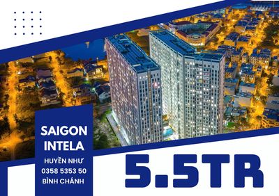 SaiGon Intela -2PN 2WC - Giá 5.5Tr - Tháng đầu 5tr