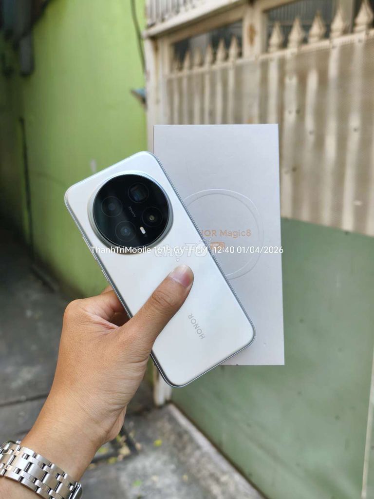 Honor Magic 8 Pro Xanh 16/512 fullbox nội địa. Mua bán Điện thoại tại Quận Gò Vấp Tp Hồ Chí Minh được đăng bởi Thanh Tri hình 1