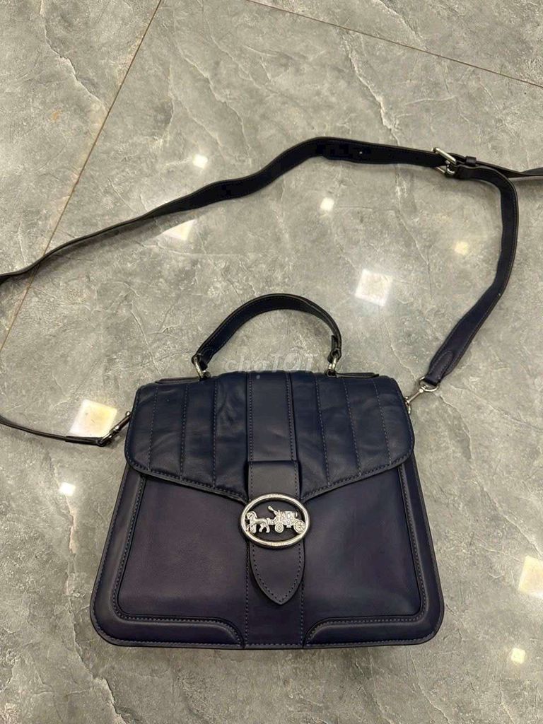 Túi xách Coach Georgie Nữ Da Xanh coban. Mua bán Túi xách tại Huyện Thoại Sơn An Giang được đăng bởi Tống Giang hình 1