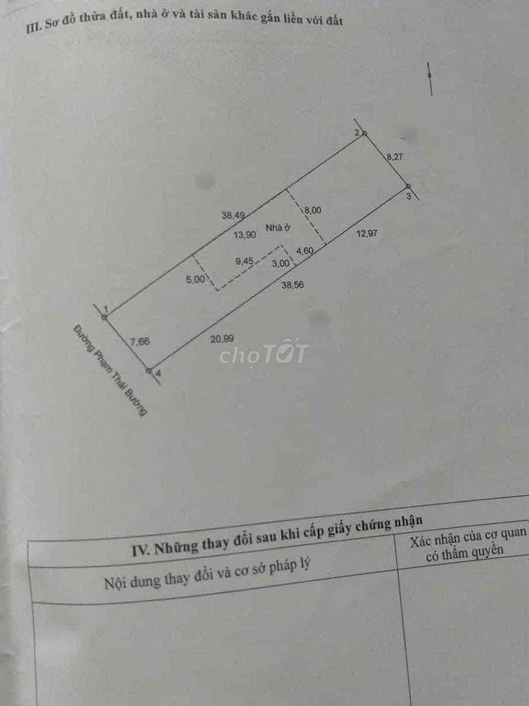 MẶT TIỀN GIÁ RẺ ĐƯỜNG PHẠM THÁI BƯỜNG