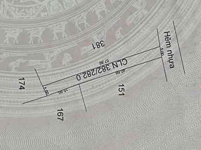 Bán đất chính chủ huyện Bến Cầu 282m2