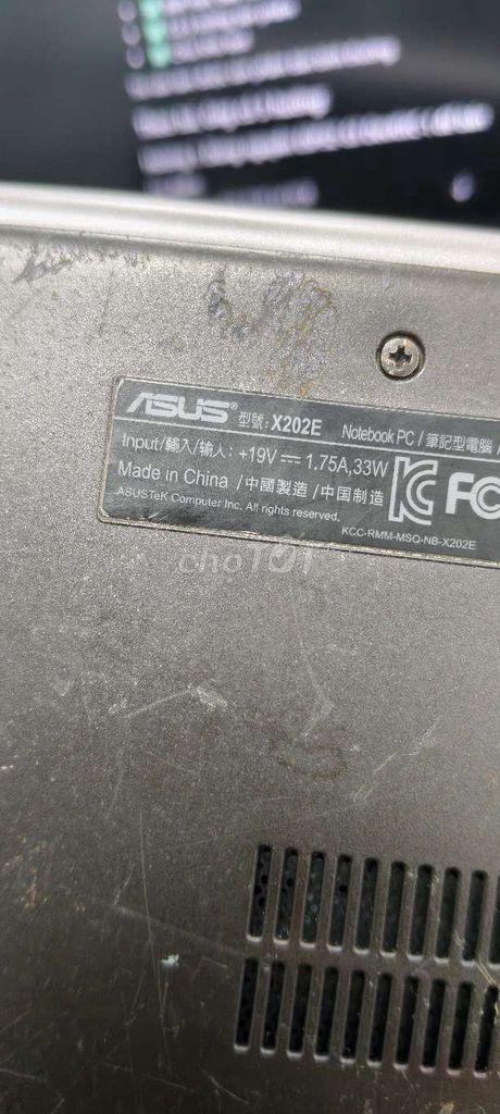 Asus X202E I3 4GB Ngoại hình đẹp. Mua bán Laptop tại Quận 7 Tp Hồ Chí Minh được đăng bởi Huỳnh Anh Tấn hình 1