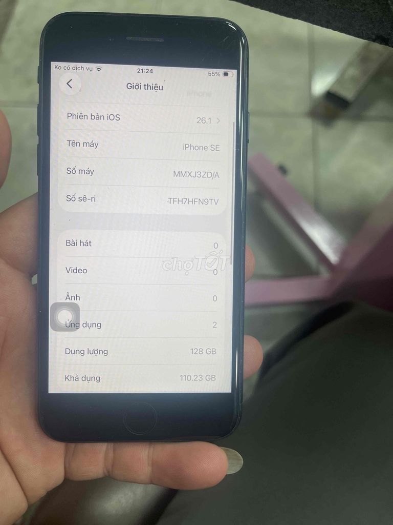 Apple iPhone SE 2020 128GB Đen. Mua bán Điện thoại tại Thị xã Tân Uyên Bình Dương được đăng bởi phi trường mobile hình 1